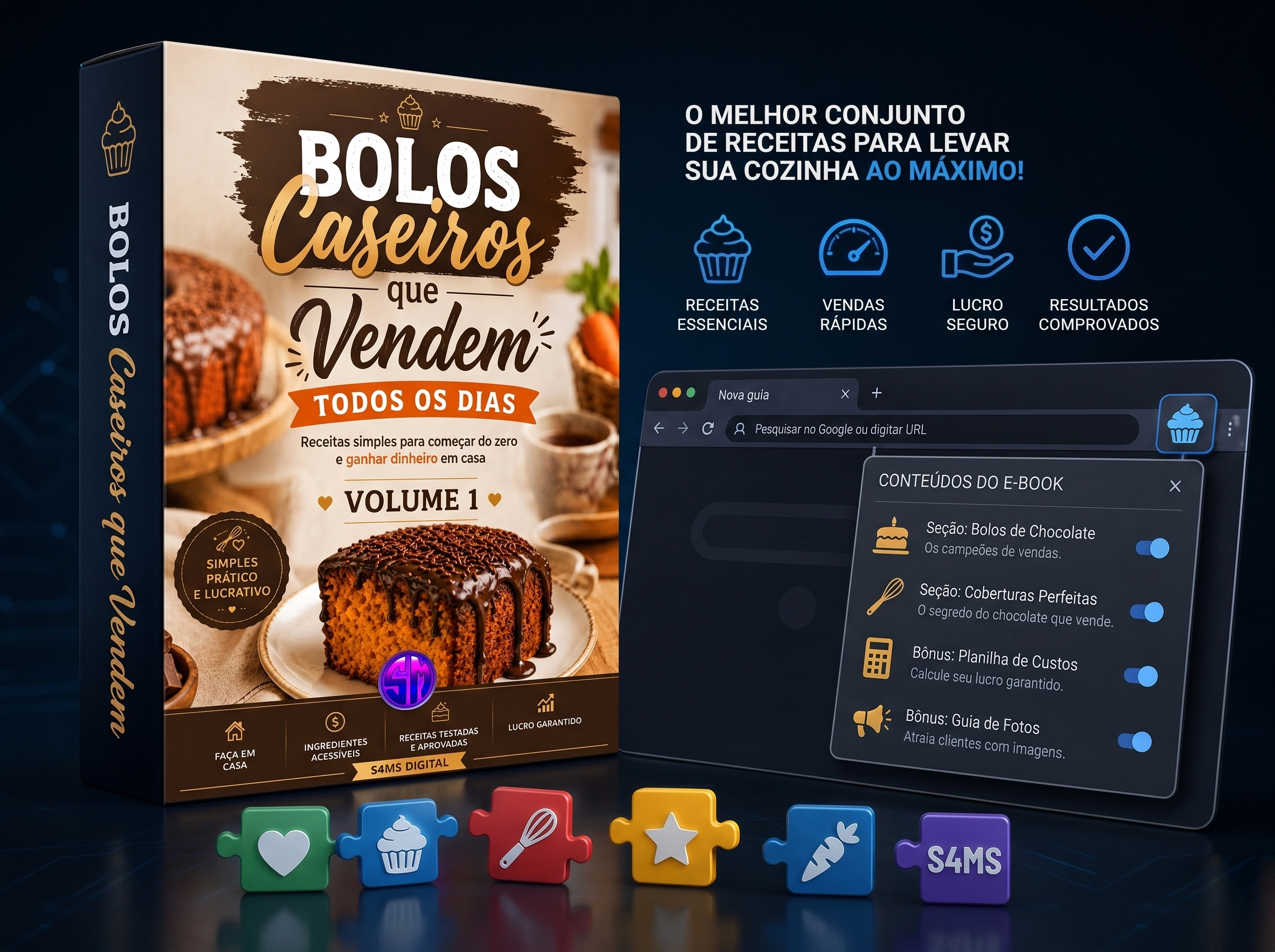 Bolo Caseiros que vendem - VOL1